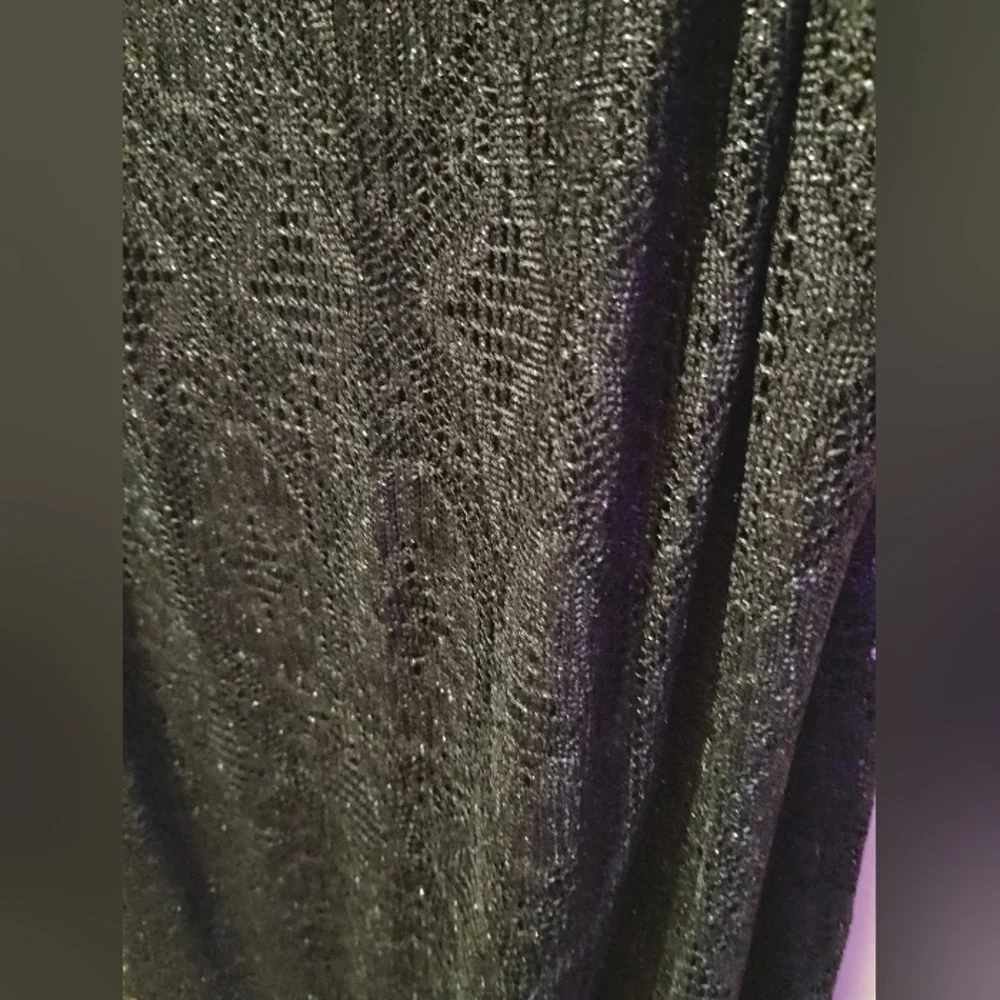 dressbarn Black Sparkle Fringe Mini Dress - Picture 2 of 7